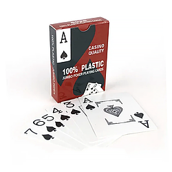 Гральні карти пластикові 54 шт. Jumbo Poker No:8028, 006ГК