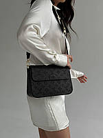 Женская подарочна сумка клатч LV New (Louis Vuitton) BO 000043 модная стильная, красивая сумочка с монограммой