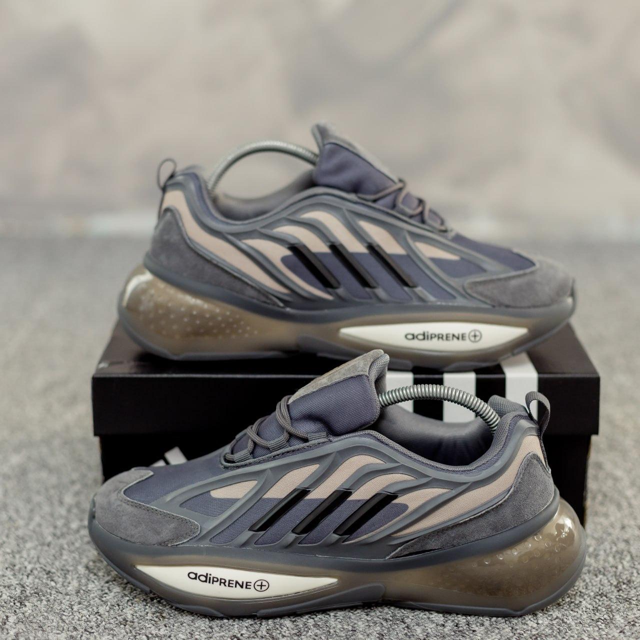 Чоловічі кросівки Adidas (сірі) повсякденні круті весняні кроси Fox1139 топ, фото 1