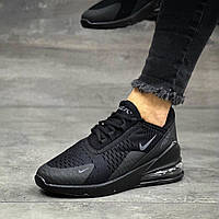 Мужские кроссовки Nike (чёрные) повседневные спортивные кроссы 0520 42 топ