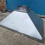 Купольна витяжка 60 см для кухні з оцинкованої сталі, пристінного типу, фото 7