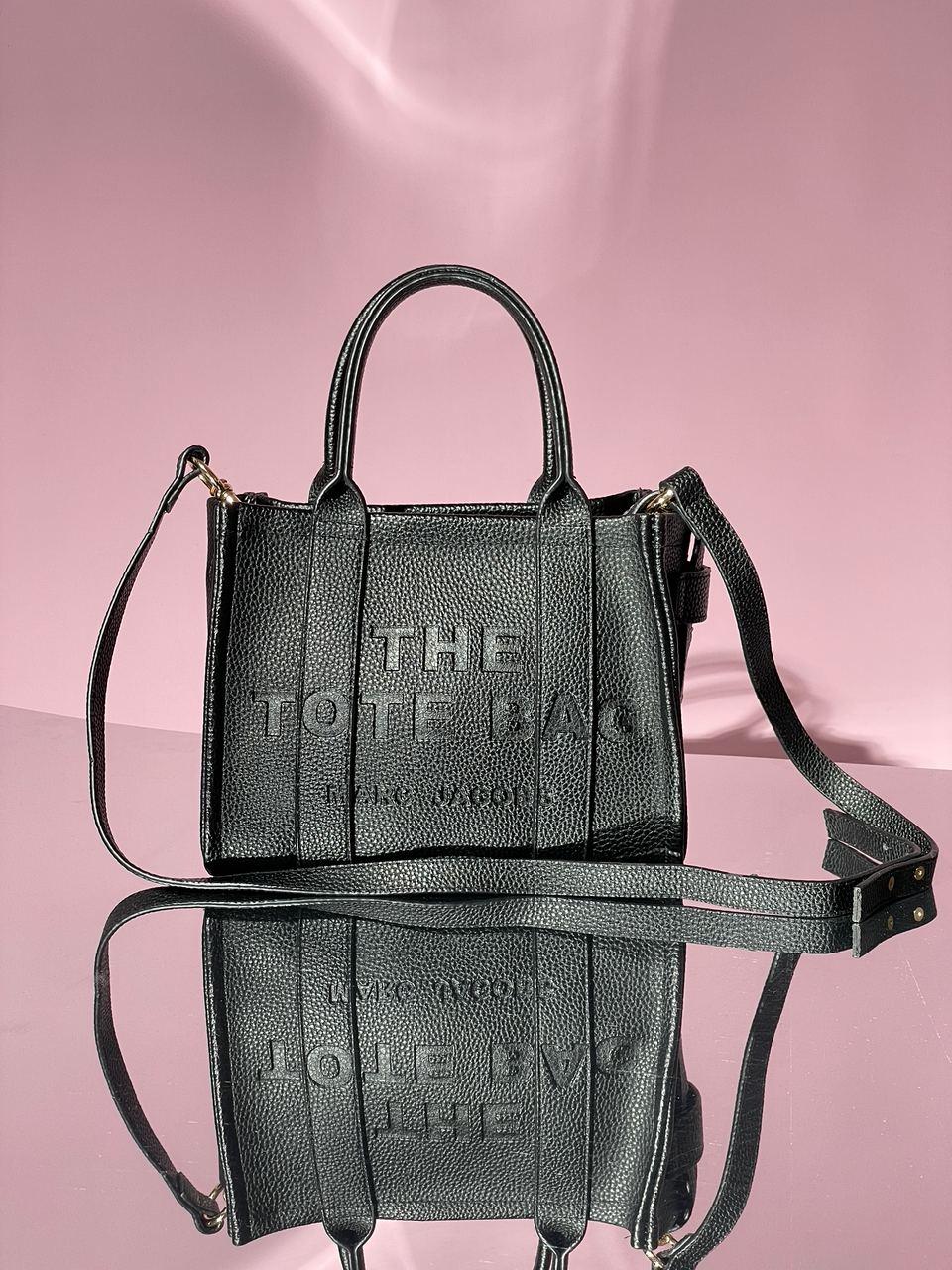 Жіноча сумка Marc Jacobs Tote Bag Mini Black (чорна) стильна зручна мініатюрна сумка S66топ, фото 1