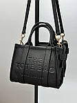 Жіноча сумка-шопер Marc Jacobs The Tote Bag Mini Black (чорна) KIS02137 стильна сумка в міському стилі топ, фото 10