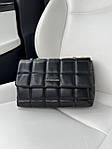 Жіноча подарункова сумка клатч Michael Kors Bag New Black (чорна) BONO103746 стильна сумочка на довгій цепо топ, фото 4