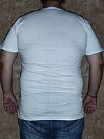 Батальна футболка біла однотонна 56 - 64 розмір, бавовна 100% щільність160, біла велика унісекс-футболка 3XL-5XL