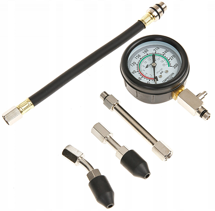 Компресометр для бензинових двигунів 0-20 bar (0-300 psi) 5 ел. Falcon F06007, фото 2