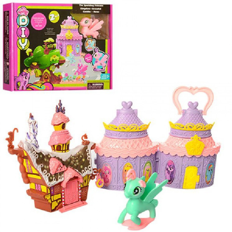 Будиночок My Little Pony SM1018-19 Моя маленька поні, 2 в 1, замок, фігурка поні, іграшка, набір для дітей