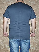 Батальная мужская футболка чёрная , хлопок100% плотность160 , чёрная большая унисекс футболка 3XL-5XL