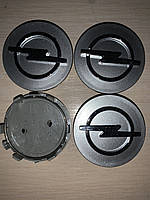 Колпачки на диски/никеля Опель (Opel) серые 58/55