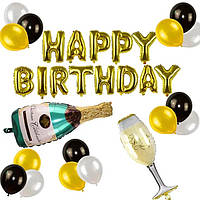 Фотозона з кульок шампанське на день народження 2071