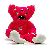 Детская игрушка обнимашка монстр Килли Вилли 40 см Розовая, Мягкие игрушки из мультфильмов игр поппи плейтайм