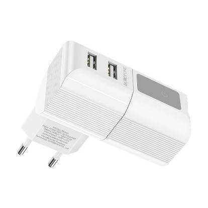 Зарядний пристрій Borofone BA44A з 2USB портами та бездротовим динаміком для прослуховування музики, фото 1