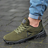 Тільки 44р! Кросівки чоловічі хакі зелені Кроссовки мужские хаки зеленые (Код: 3167)