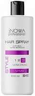 Рідкий лак jNOWA Professional Style 3 Ultra Strong Hair Spray ультрасильної фіксації, для всіх типів волосся, 1 л