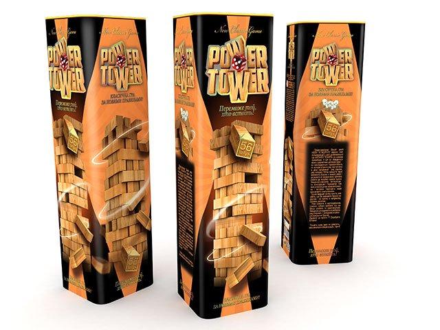 Гра настільна Danko Toys Power Tower (башня, вега, дженга) (Укр) (РТ-01U), фото 1