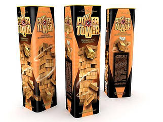 Гра настільна Danko Toys Power Tower (башня, вега, дженга) (Укр) (РТ-01U)