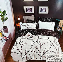 Постільна білизна Koloco Cotton Silver Series - Евро розмір, фото 5