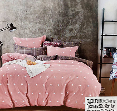 Постільна білизна Koloco Cotton Silver Series - Евро розмір, фото 1