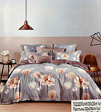 Постільна білизна Koloco Cotton Silver Series - Евро розмір, фото 5