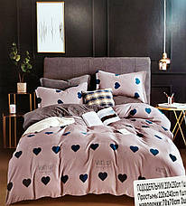 Постільна білизна Koloco Cotton Silver Series - Евро розмір, фото 4