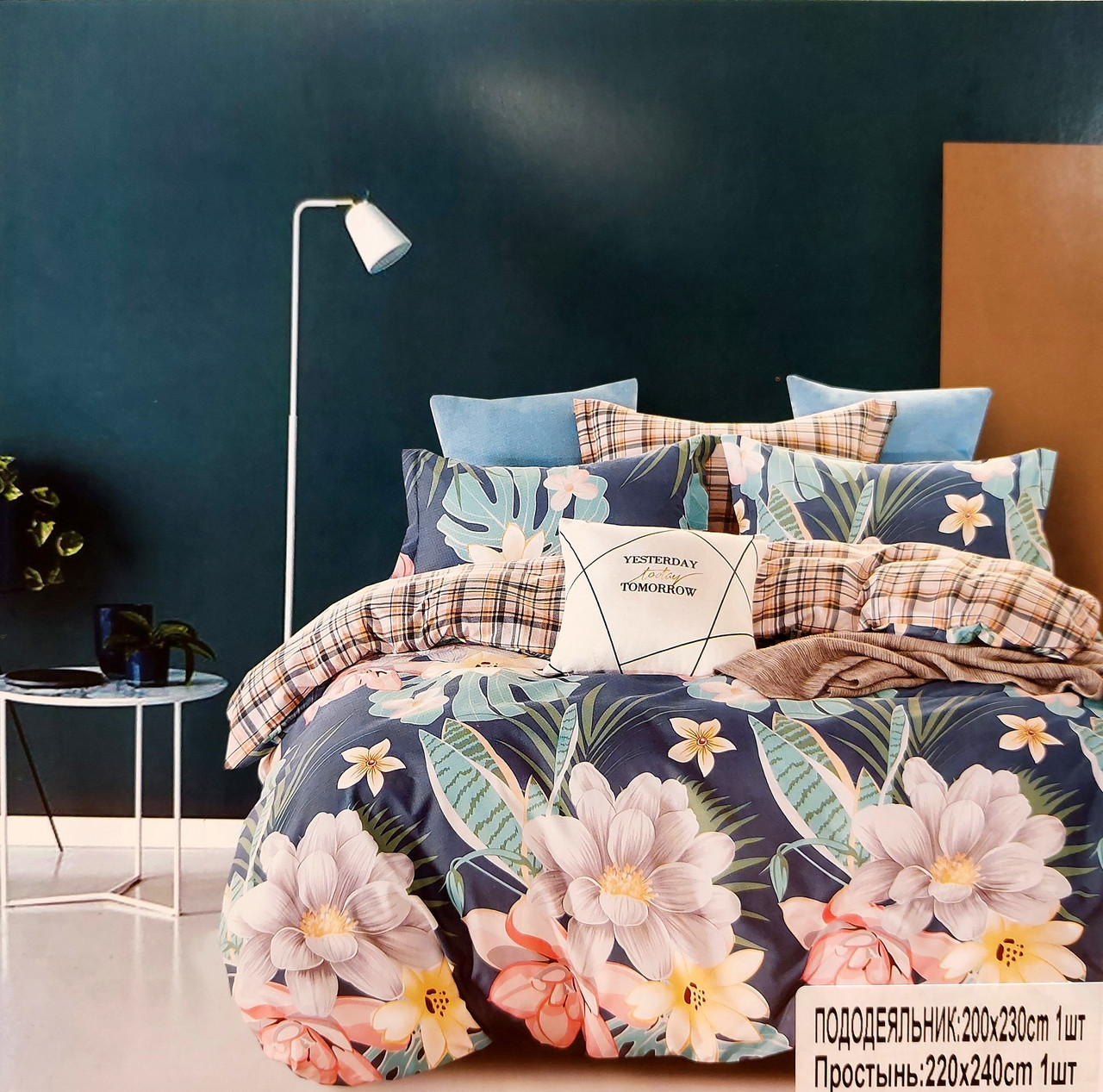 Постільна білизна Koloco Cotton Silver Series - Евро розмір