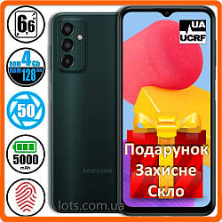 Смартфон Samsung Galaxy M13 (4/128GB) Deep Green UA UCRF + Подарунок Захисне Скло