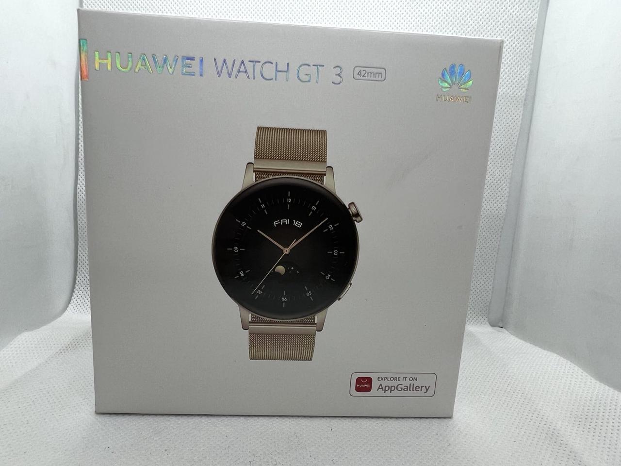 Смарт-часы Huawei Watch GT 3 (42mm) Gold MIL-B19 НОВЫЕ!!! - фото 3 - id-p1799088046