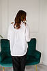 Сорочка жіноча біла оверсайз spring WOOLBOOK, фото 4
