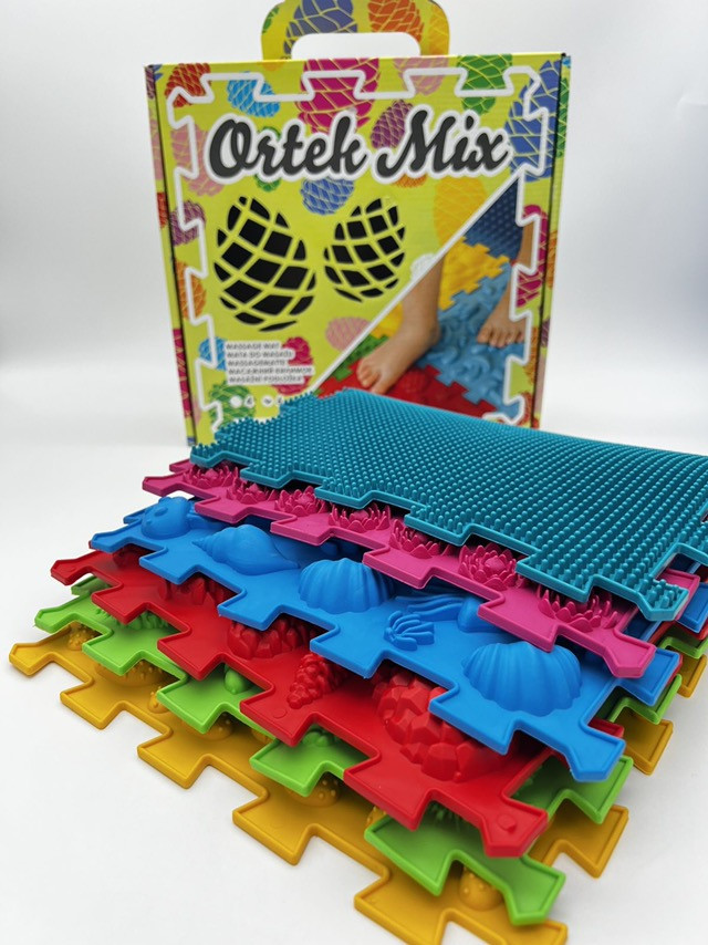 Масажний килимок Ортек , ТД Олві, Україна. Мікс з 6 пазлів, фото 1