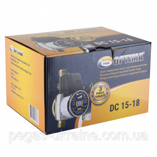 Насос підвищення тиску Optima Prime DC 15-18 AUTO - фото 2 - id-p1799104034