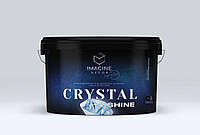 Перламутровая декоративная штукатурка Crystal Shine с кристаллическими шариками Imagine Decor 5 л