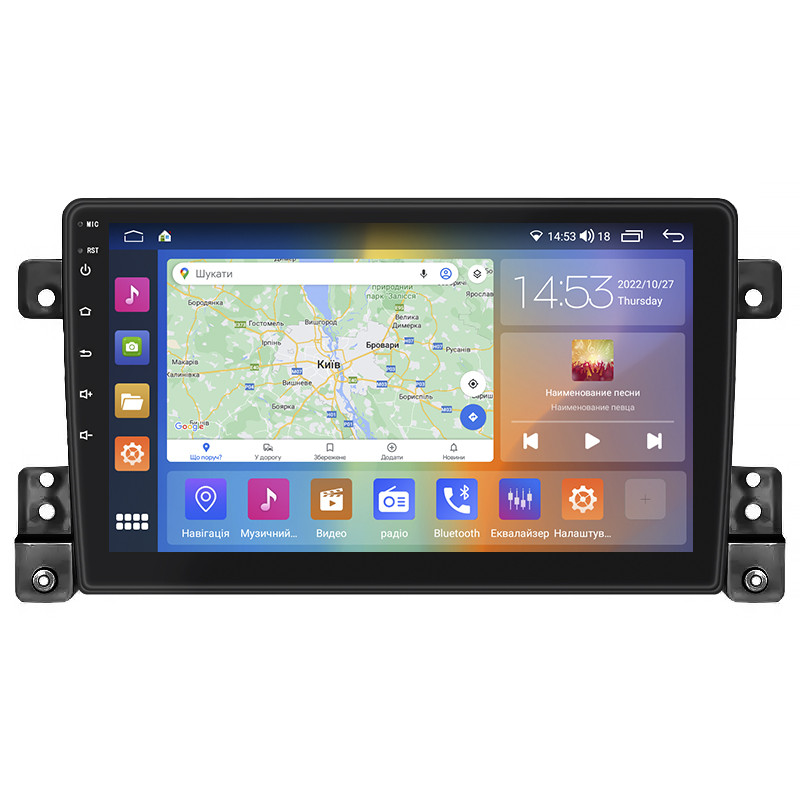 Магнітола Lesko Suzuki Grand Vitara III 2005-2008 IPS 9" 2/32Gb CarPlay 4G Wi-Fi GPS Prime Активне охолодження 9 шт., фото 1