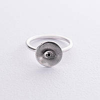 Серебряное кольцо "Всевидящий глаз" 112647гл ZIPMARKET