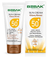 Солнцезащитный крем BEBAK SPF 50+, 75 мл