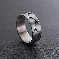 Серебряное кольцо "Косичка" 112707 ZIPMARKET