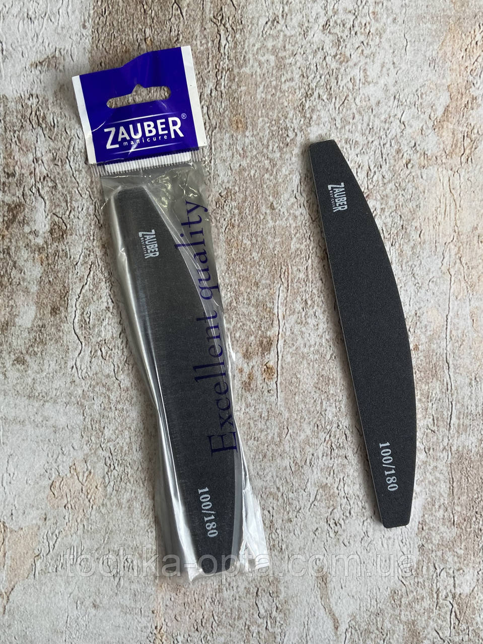 Пилка Zauber 100/180 чорна халф