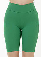 Велосипедки треки жіночі рубчик S 42/44 зелені