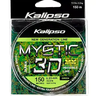 Волосінь 3 д Kalipso Mystic 3D Green 150 м