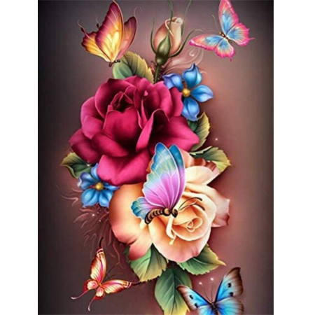 Алмазна мозаїка Троянди