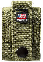 Подарунковий набір Zippo: тактичний чохол Tactical Pouch олива + запальничка Zippo Black Crackle, фото 3