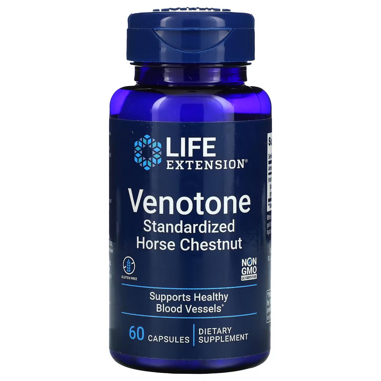 Life Extension Venotone / Кінський каштан венотонік 60 капсул