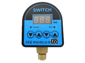 Електронне реле тиску 1,5 кВт із захистом сухого ходу + кабель toНасоси, фото 2