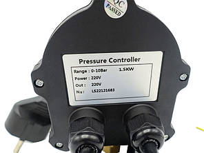 Електронне реле тиску 1,5 кВт із захистом сухого ходу + кабель toНасоси, фото 3