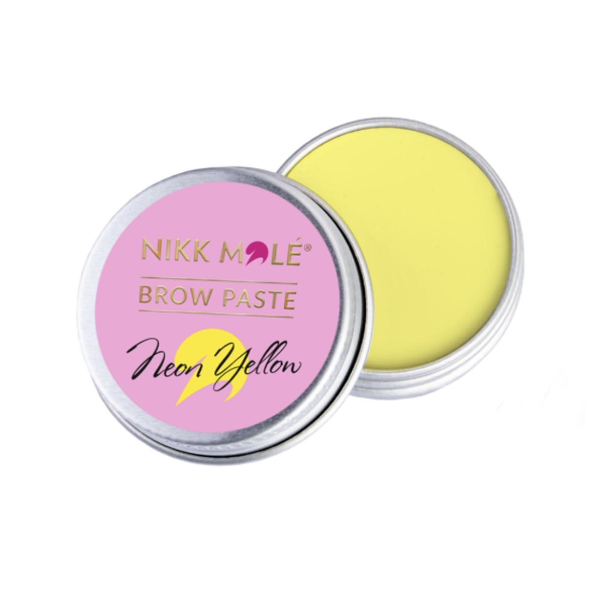 Броу паста (Eyebrow Paste) “NIKK MOLE", желтая, 15 гр