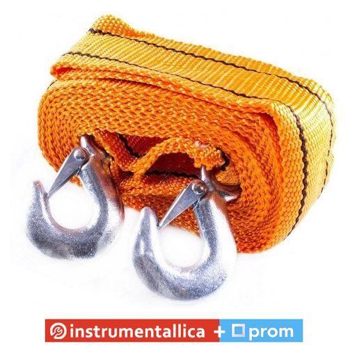Трос буксирувальна ткана стрічка 4 м 3,5 т з гаками ST-205-4M(F-KR462.King) Forsage