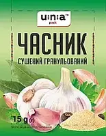 Чеснок сушеный гранулированный вес 15 грамм 20 шт/уп.