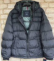 1, Теплая зимняя черная мужская куртка Tommy Hilfiger Томми Хилфигер Размер L Tall для высоких Оригинал