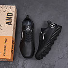 Чоловічі шкіряні кросівки Jordan Black, фото 10