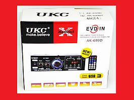 Підсилювач UKC AK-699BT USB Блютуз 300W+300W 2х канальний