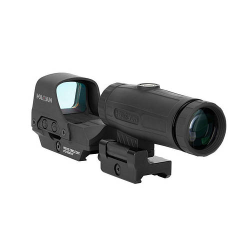 Купити Коллиматорный прицел Holosun HS510C с магнифером HM3X, Чорний ...